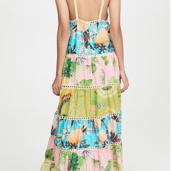 FARM RIO Colorful Birds Maxi Dress - Picture 5 of 6